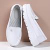 Em estoque sapatos de enfermagem femininos respiráveis desodorantes confortáveis sola macia pés não cansados sola grossa antiderrapante branco sapatos de trabalho comércio exterior transfronteiriço