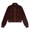Chaqueta de Trabajo de Cuero con Cuello Alto y Múltiples Bolsillos para Hombres y Mujeres Otoño 2025 Maillard Única Chaqueta Corta de Motociclista