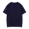 T-shirt custom 50 double yarn mercerized cotton short manga round neck T-shirt men and women bordado light plate T-shirt work clothes printing