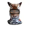 Máscara Facial com Padrão de Animal 3D Transfronteiriça, Máscara Facial com Proteção Solar, Diversão ao Ar Livre, Essencial para Viagens de Verão, Cobertura para a Cabeça para Ciclismo