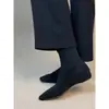 Botas Delgadas de Tacón Alto con Cremallera Trasera y Punta Cuadrada para Mujer, Otoño e Invierno, Aumento Interno de Altura, Gamuza, Diseño Simple, Ligeras, Botines Plisados