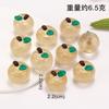 Paisaje en Miniatura Simulación Frutas Luminosas Verduras Comida Juguete Figura de Resina Pinza para el Cabello Decoración DIY Accesorios Figura Pequeña Tridimensional