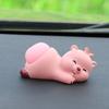 Juguete de descompresión creativo con forma de trasero suave para coche, decoración de escritorio, regalo bonito, mantequilla Q, para oficina