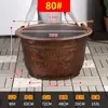 Maceta Redonda de Plástico Super Especial Talla Grande Engrosada Árbol Frutal Árbol de Hierro Patio Exterior Nenúfar Loto Acuario