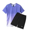 Fabricante Directo Verano Hombres Transpirable de Secado Rápido que Absorbe el Sudor Manga Corta Deporte Fitness Camiseta al por Mayor y Personalizable