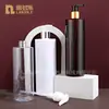 Botella de Loción de 350ml 400ml 500ml Bomba de Presión de Aluminio Anodizado Botella Dispensadora Cosmética Botella de Champú para Hotel