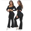 TK Venta Caliente Verano Ocio al Aire Libre Fitness Yoga Traje Cintura Alta Traje de Entrenamiento de Glúteos Pantalones de Yoga Mujer