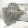 26 Manta de Sofá con Patrón de Piña de Lujo Nórdico Ligero, Manta Tejida, Manta de Oficina, Manta para Siesta, Cubierta de Cama, Manta Individual