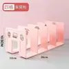 Almacenamiento de Libros de Escritorio Estantería Organizador de Escritorio Sujeta Libros de Acrílico Transparente Soporte para Libros Atril Diseño Creativo
