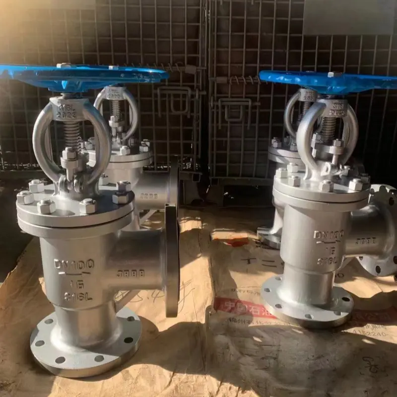 J44F46-10C角式衬氟截止阀