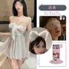Lencería Sexy para Pechos Pequeños, Encaje Atractivo, Transparente Seductor, Diseño Provocador de Entrepierna Abierta, No Requiere Quitar, Conjunto Apasionado con Tirantes Atractivos