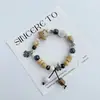 Pulsera de Cerámica Jingdezhen Nueva Historieta China Pulsera Boutique Venta al por Mayor Estudiante Joker Explosiones Puesto del Mercado Nocturno Pulsera