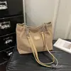 Bolso de Mujer 2026 Moda Nuevo Bolso Tote de Gran Capacidad Bolso de Hombro Versátil con Cadena Bolso para Estudiante Universitaria para el Viaje Matutino