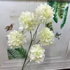 5 Flores Artificiais Pequenas de Hortênsia para Decoração de Salão de Casamento, Flores para Paisagismo de Teto Alto, Enfeites para Sala de Estar de Casa, Flores Artificiais Decorativas