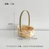 Arte de Bambu Xin Sheng Formato de Zongzi Decoração Trançada de Bambu DIY Estilo Chinês Auspicioso Artesanato Criativo Material de Arte Floral Trançado Feito à Mão