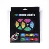 Tira de luces LED RGB5V de suministro directo transfronterizo, tira de luces de bajo voltaje autoadhesiva 5050RGB colorida para exteriores, ambiente musical