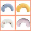 Almohada Pequeña para Mascotas, Almohada para Gatos y Perros, Juego para Mascotas para Aliviar el Aburrimiento, Protector de Cuello Resistente a Desgarros y Mordeduras, Almohada en Forma de U, Juguete de Peluche Suave