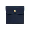 Bolsa de Joyería con Broche de Cuero, Bolsa de Almacenamiento de Joyería con Tapa abatible, Bolsa de Accesorios de Anillos y Collares Multicolor, Monedero Portátil Creativo