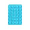 Ventosa de silicone de 24 grãos Preto Adesivo Simples Copo de Sucção Antiderrapante Case de Telefone Celular Portátil Titular Quadrado