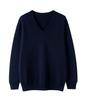 Ropa de punto de cachemira para hombre transfronteriza Otoño e Invierno Suéter de cuello en V Tejido de cachemira Talla grande Holgado Base Exportación Venta al por mayor