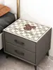 Protetor de Mesa de Cabeceira de Couro Almofada Dupla Face para Mesa de Café Quarto de Celebridade na Internet Mesa de Escrivaninha Desktop Pano de Cobertura Simples Italiano Sem Lavagem