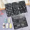 Suministro Transfronterizo de Juegos de Placas de Estampado para Uñas, Plantillas DIY de Transferencia para Uñas, Venta al por Mayor de Fabricantes