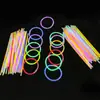 Pulseira Luminosa Colorida Bastão Fluorescente Brinquedos Descartáveis Festa de Concerto Adereços Infantis Bastão Fluorescente Atacado