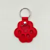 Novo pingente memorial criativo para guardar pelos de pet, porta-cartão de acesso à porta anti-perda, pingente de chaveiro de pata de cachorro