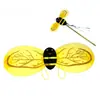Disfraz de Halloween Polvo Dorado Pintado Alas de Elfa Mariquita Abeja Tres Piezas Libélula Accesorios para Mesa de Actuación Infantil