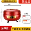 Cubo Grueso para Quemar Papel Adoración Doméstica Resistente a Altas Temperaturas Horno Dorado Cubo para Quemar Escrituras Tubo de Lámina de Estaño Quemador de Incienso