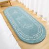 Manta de Cama de Noche de Estilo Chino para Dormitorio, Manta Gruesa para Habitación de Niña, Alfombra Larga Resistente a las Manchas para Piso Frente a la Cama, Alfombra para Sala de Estar