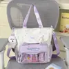 Bolso Cruzado para Estudiante de Secundaria Gato Estrella, Gran Capacidad, Ligero, Bolso Cruzado Dulce para Niña, Lindo Bolso Escolar para Clases y Tutorías