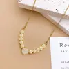 Colar de estrela em formato de coração para mulheres, corrente de gola elegante, pequeno nicho, sensação de alta qualidade, moderno, não enferruja, colar de aço titânio