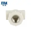 Colección de Accesorios para Tuberías de Agua Caliente y Fría PPR: Codo Roscado Interno, Tes, Conexión Reductora, Conector Recto, Codo de Puente