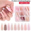 Arte de Uñas Popular Transfronterizo Uñas Portátiles 108 Piezas Parches de Arte de Uñas Terminados para Manos y Pies Set de Uñas Postizas Uñas Portátiles Mayoreo