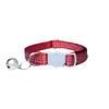 Pei Pet Beibei nuevo collar reflectante de seda para gato con hebilla de seguridad ajustable y correas reflectantes al por mayor