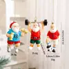 2026 Nuevos Adornos Navideños Transfronterizos de Árbol de Navidad y Papá Noel, Colgantes de Bolas con Formas Únicas, Decoraciones Navideñas al por Mayor
