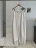 Pantalones casuales anchos de pierna recta con cordón, cintura alta elástica, bloques de color KEKEZOON, pantalones deportivos de otoño 8795
