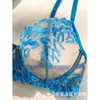 Conjunto de lencería sexy de encaje transparente dulce y popular directo de fábrica para mujer, sujetador con efecto push-up 26062