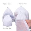 Bolsa de Lavandería Estilo Moderno Simple al por Mayor Gris Cierre Malla Fina Sándwich Bolsa para Sujetadores Cordón Grueso