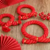 Nuevo Estilo Personalizado Cultural y Creativo Estilo Chino Recogedor Escoba, Calabaza Danza del León, Colgante Círculo Propicio, Decoración para Colgar en Coche y Hogar, Adorno para Colgar en la Puerta