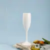 Suministro directo de fábrica vaso de champán de plástico vaso de vino tinto acrílico 170MLPC copa de champán copa de champán