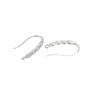 Accesorios de Gancho para Pendientes de Oreja de Arveja de Una Palabra Dorados Recubiertos para Joyería DIY, Accesorios de Gancho para Pendientes Simples
