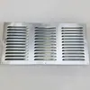 Ventilador de Rejilla de Acero Inoxidable Hierro Aleación de Aluminio Ventilación Pasante Campana Extractora Disipación de Calor Ventilación Placa de Rejilla Perforada a Prueba de Lluvia