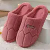 Pantuflas de Algodón para Mujer Invierno Antideslizantes Felpa Cálidas Pantuflas de Confinamiento Hogar Interior Hombres Lindas Pantuflas de Algodón Peludas Invierno