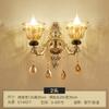 Candelabro Europeo Lámpara de Sala de Estar Lámpara Pastoral de Dormitorio Lámpara Francesa de Palacio Retro Cerámica Cristal Lámpara de Sala de Estar Lámparas de Zhongshan