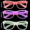 Gafas Luminosas Fluorescentes para Fiesta Infantil Gafas Luminosas Venta Caliente Transfronteriza Monturas de Gafas para Actuación en Escenario