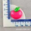Material DIY Glitter Pérola Maçã Pera Sapatos com Buracos Morango Acessórios de Resina Abacaxi Banana Acessórios de Cabelo Infantil Acessórios