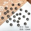 Pingente de Liga Preto Arma Conta Espaçador Torus Tee DIY Colar de Contas Pulseira Acessórios de Joalheria Material de Acessórios