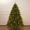 Árvore de Natal de Cinco Ramos Grande de Duas Cores Tridimensional Pura Pe Árvore Automática para Decoração de Cena de Janela de Casa de Shopping de Natal